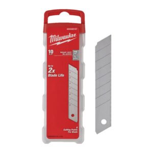 Milwaukee 4932480107 10pc 18mm Snap Knife Replacement Blades — buy online Australia