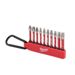Milwaukee 4932480941 10pc Carabiner Screwdriver Bits — buy online Australia