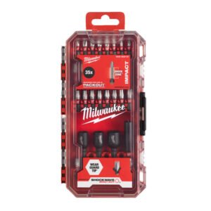 Milwaukee 4932492003 Shockwave 35pc Impact Duty Bit Set — buy online Australia