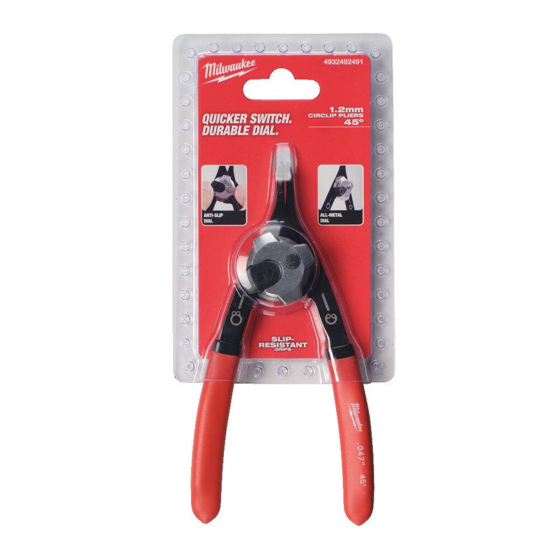 Milwaukee 4932492491 Medium Circlip Plier – 45° — buy online Australia
