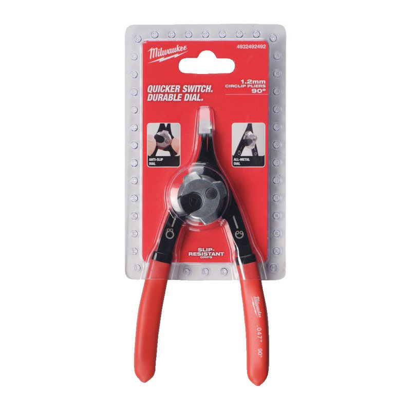 Milwaukee 4932492492 Medium Circlip Plier – 90° — buy online Australia