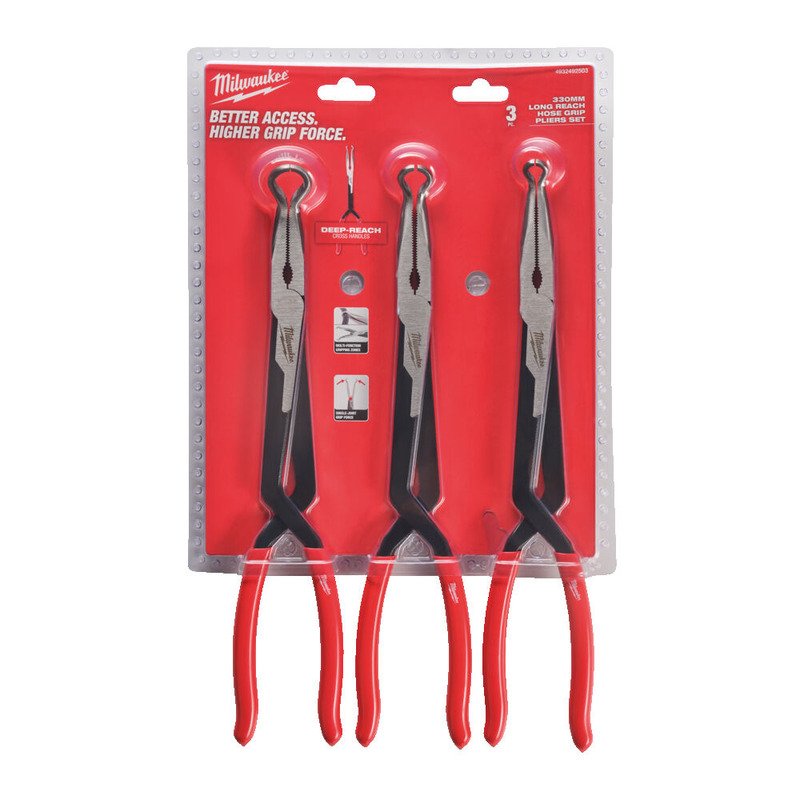 Milwaukee 4932492503 Hose Grip Plier Set – 3pc — buy online Australia