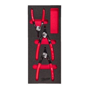Milwaukee 4932493632 3pc Circlip Pliers Foam Insert Set — buy online Australia