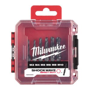 Milwaukee 4932498267 6pc 1/4″ HSS-G Combi Drill Tap Set — buy online Australia