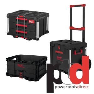 Milwaukee 4932498651 Packout Rolling Drawer, 4932472130 3 Drawer Tool Box & 4932471724 Crate — buy online Australia