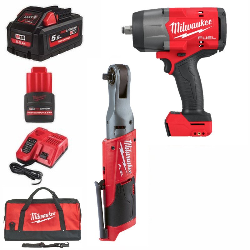 MILWAUKEE AUTOMOTIVE KIT WITH HIGH OUTPUT BATTERIES — buy online Australia