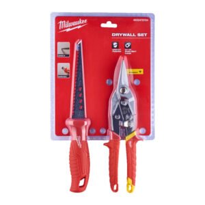 Milwaukee Drywall Set – Metal Snips and Jabsaw — buy online Australia
