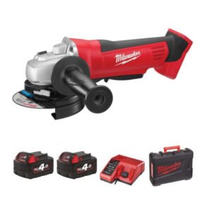Milwaukee HD18AG115-402C 18V 115mm Angle Grinder (2 x 4.0Ah RedLithium-Ion Batteries) — buy online Australia