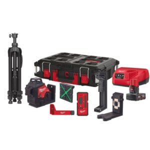 Milwaukee M123PL-401P 12v Green 360° 3-Plane Laser Kit – 4ah Battery — buy online Australia
