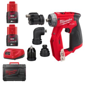 Milwaukee M12FDDXKIT-202X 12V 2×2.0Ah M12 FUEL 4in1 Drill Driver Kit — buy online Australia