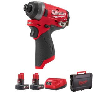 Milwaukee M12FID-602X 12V Fuel Impact Driver Kit (2 x 6.0Ah RedLithium-Ion Batteries) — buy online Australia