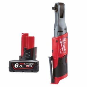 Milwaukee M12FIR38-0 12V Fuel 3/8″ Impact Ratchet (Body Only) & 6.0ah Battery — buy online Australia