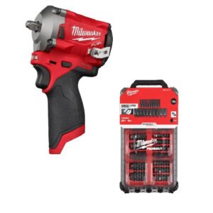 Milwaukee M12FIW38-0 12V Fuel 3/8″ Impact Wrench (Body Only) + 4932480946 Packout Socket Set — buy online Australia