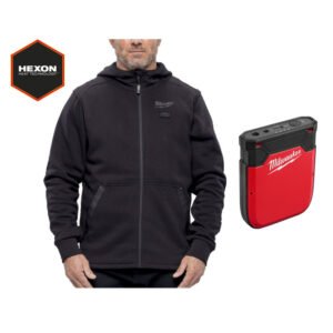 Milwaukee M12HHBL5 M12 12v Heated Hoodie – Hexon Heat Technology – Naked With Heated Gear Power Source 932492907 IRPSU3-0 — buy online Australia