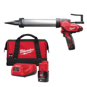 Milwaukee M12PCG/400A-201B 12v Sub Compact Caulk Gun Kit 400ml Tube — buy online Australia