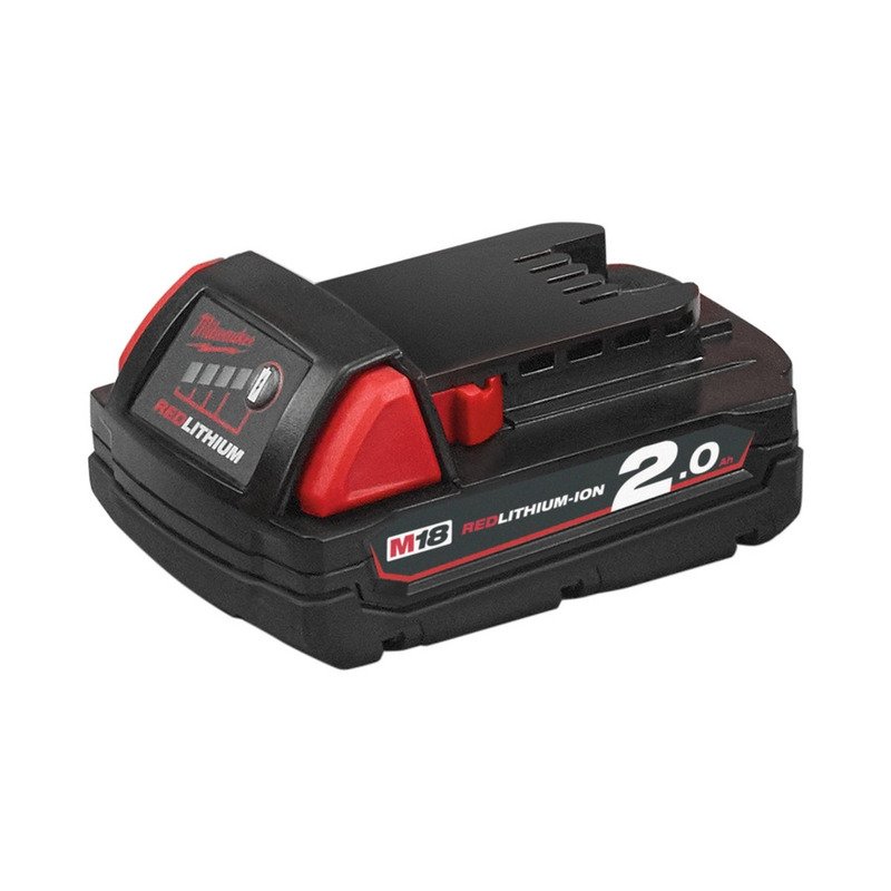 Milwaukee M18B2 18V 2.0Ah RedLithium-Ion Battery — buy online Australia
