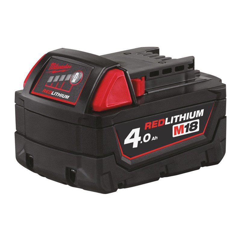 Milwaukee M18B4 18V 4.0Ah RedLithium-Ion Battery — buy online Australia