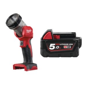 Milwaukee M18B5 18V 5.0Ah RedLithium-Ion Battery & M18TLED Torch — buy online Australia