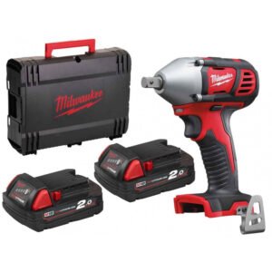 Milwaukee M18BIW12-202C 18V Compact 1/2″ Impact Wrench with Case (2 x 2.0Ah RedLithium-Ion Batteries) — buy online Australia