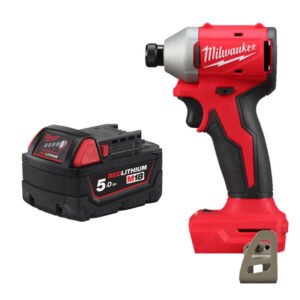 Milwaukee M18BLIDR-0 1/4″ Hex Brushless Impact Driver & 5.0ah Battery — buy online Australia