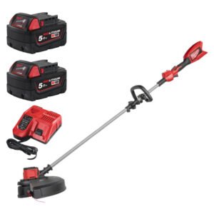Milwaukee M18BLLT-0 Brushless Line Grass Trimmer Kit – 2 x 5.0ah Batteries & Charger — buy online Australia