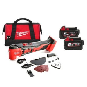Milwaukee M18BMT-502B 18V Compact Multi-Tool (2 x 5.0Ah RedLithium-Ion Batteries, Charger and Bag) — buy online Australia