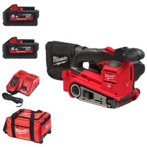 Milwaukee M18FBTS75-552 18v Fuel Belt Sander Kit – 2 x 5.5ah High Output Batteries — buy online Australia