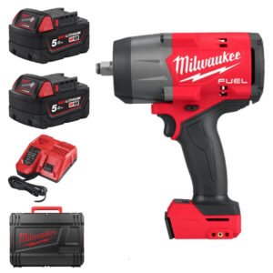 Milwaukee M18FHIW2F12-502X 18v Fuel 1/2″ High Torque Impact Wrench with Friction Ring Kit — buy online Australia