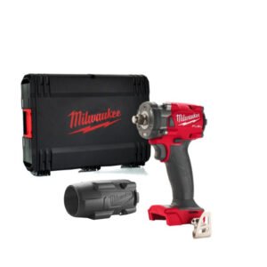 Milwaukee M18FIW2F38-0X 18V Fuel Compact 3/8″ Impact Wrench with Friction Ring (Body Only) & Sleeve — buy online Australia