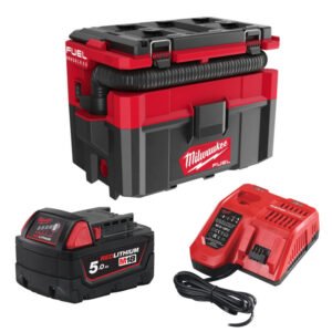 Milwaukee M18FPOVCL-501 Fuel Packout 7L Wet & Dry Vacuum Kit – 5.0 Battery & Charger — buy online Australia