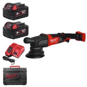 Milwaukee M18FROP15-502X 18v Fuel Random Orbital Polisher Kit – 2 x 5.0ah Batteries — buy online Australia