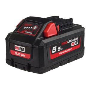 Milwaukee M18HB5 18V 5.5Ah RedLithium-Ion High Output Battery — buy online Australia