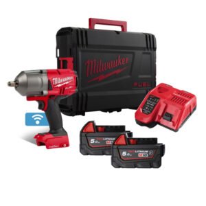 Milwaukee M18ONEFHIWF12-502CR 18V One Key Fuel Brushless 1/2″ Impact Wrench Chemical Resistant Batteries — buy online Australia
