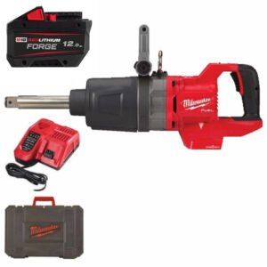 Milwaukee M18ONEFHIWF1D-121FC 1” Fuel D-Handle High Torque Impact Wrench With One-Key, Forge 12Ah Battery, Charger, Case — buy online Australia