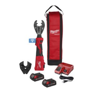 Milwaukee M18ONEHUCT-202B 18V Force Logic One Key Hydraulic Utility Crimper, 2 x 2.0ah Batteries, Charger & Tool Bag — buy online Australia