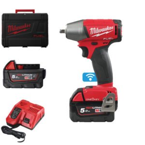 Milwaukee M18ONEIWF38-502X 18V One Key Fuel 3/8″ Impact Wrench with Friction Ring Kit — buy online Australia