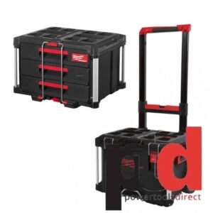 Milwaukee Packout Trolley Box and Drawer Bundle – 4932464078 Trolley Box & 4932472130 3 Drawer Toolbox — buy online Australia