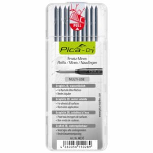 Pica 4030 Dry Refills Replacement Leads Graphite 2B 10 Leads — buy online Australia