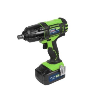 Sealey CP400 18V 1/2″ Square Drive Impact Wrench Kit HI-VIS (1 x 3.0Ah Li-ion Battery, Charger & Case) — buy online Australia