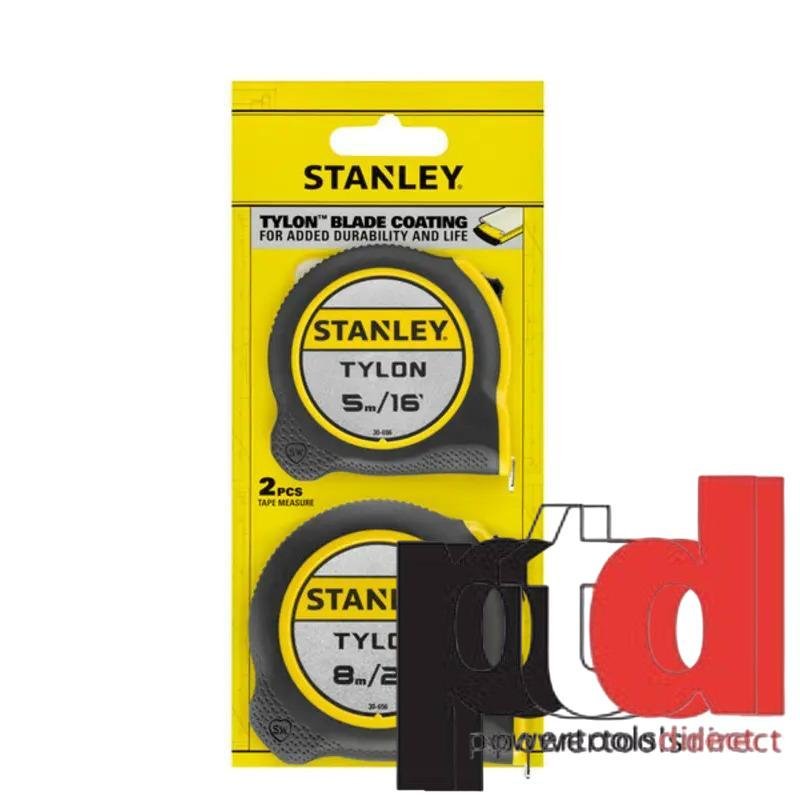 Stanley STA998985 Tylon Tape Measures – Twin Pack (5m/16ft & 8m/26ft) STHT9-98985 — buy online Australia
