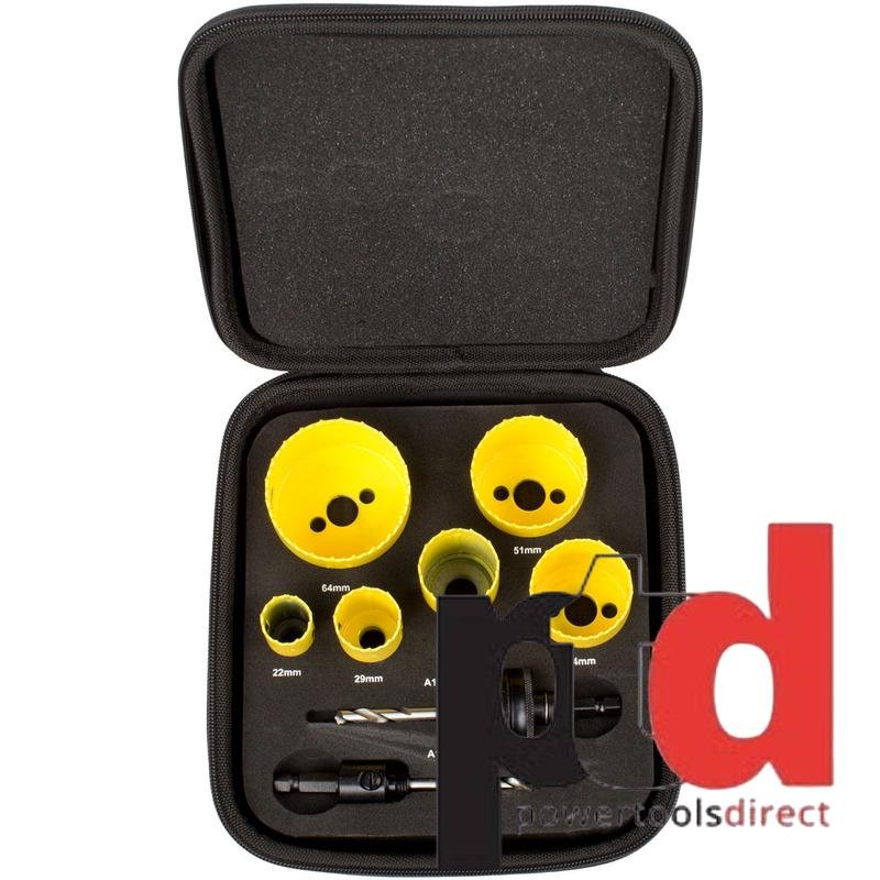 Starrett KFC06023 General Purpose 6pc Fast Cut Holesaw Kit — buy online Australia
