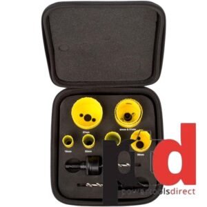 Starrett KFC07021 Plumbers 7pc Fast Cut Holesaw Kit — buy online Australia
