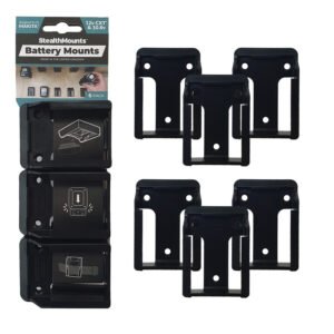 StealthMounts 6 Pack Battery Mounts for Makita 12V CXT Batteries – Black — buy online Australia