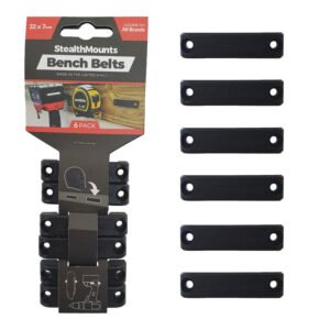 StealthMounts 6 Pack Bench Belts – Black — buy online Australia