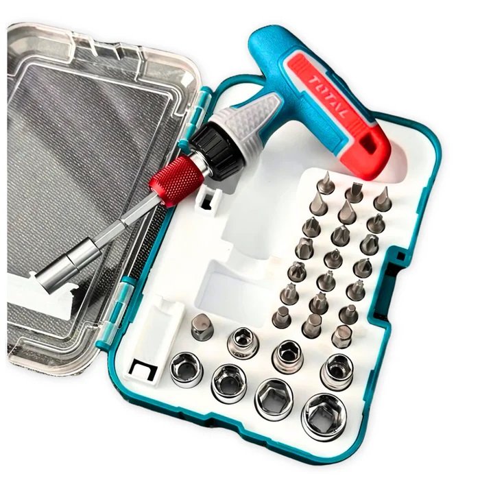 TOTAL 31pcs T-handle Wrench Screwdriver Set — view 2