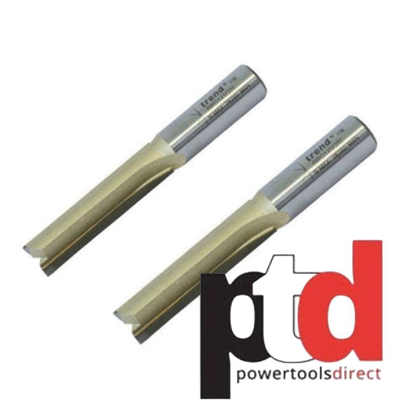 Trend BR01 1/2″ TCT Twin Flute Worktop Cutter (12.7mm x 50mm) – TWIN PACK C153X1/2TC — buy online Australia