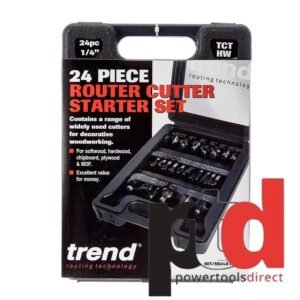 Trend SET/SS24X1/4TC 24 Piece Router Cutter Starter Set 1/4in — buy online Australia