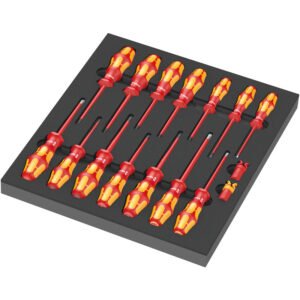 Wera 9711 Foam Insert VDE Screwdriver Set 1, 16pc — buy online Australia
