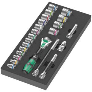 Wera 9721 Foam Insert 8000 B Zyklop 3/8″ Ratchet Set 1, 23pc — buy online Australia