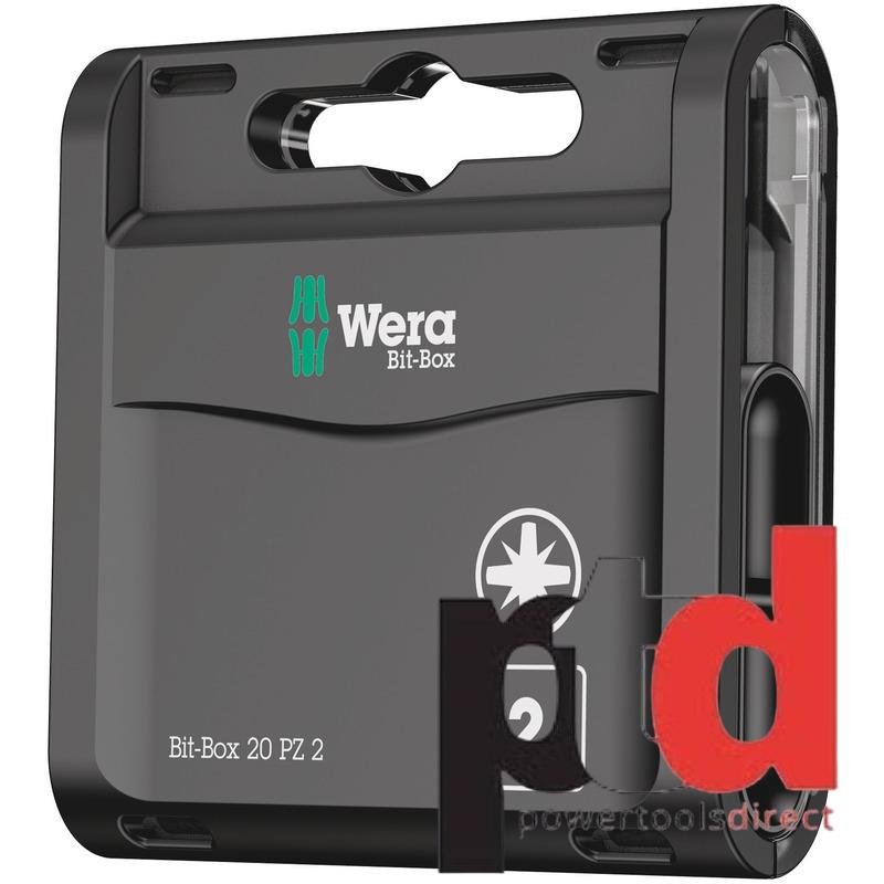 Wera Bit-Box 20 PZ, PZ2x25 mm – 20 pc — buy online Australia